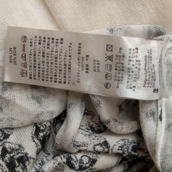 CLEARANCE!!! Zadig & Voltaire ZV Linen Tank With Skull - Picture 9 of 13